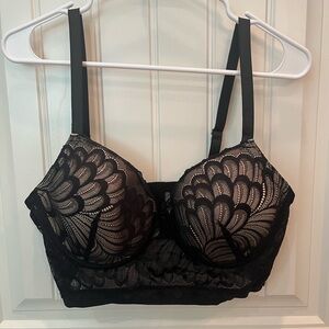 Elegant Black Lace Bralette